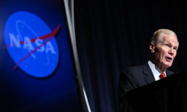 NASA Administrator Bill Nelson speaks during a NASA briefing on unidentified anomalous phenomena at NASA headquarters in Washington