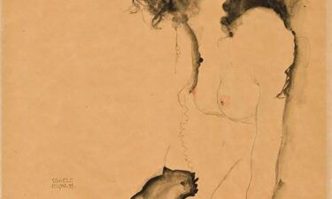 Egon Schiele's "Girl with Black Hair