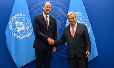 Prince William meets United Nations Secretary-General António Guterres on Monday while in New York for the second Earthshot Prize Innovation Summit.