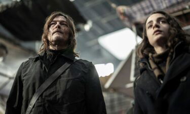 Norman Reedus as Daryl and Louis Puech Scigliuzzi as Laurent in "The Walking Dead: Daryl Dixon."