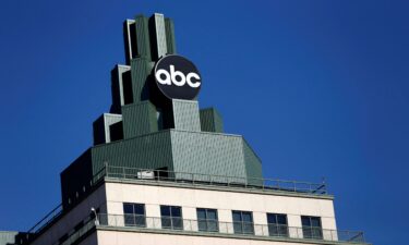 A logo for ABC is pictured atop a building in Burbank