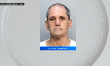 Luis Ruiz Herrera was taken into custody for a road rage attack in Miami Springs