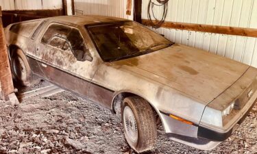 A 1981 DeLorean with only 977 miles on its odometer was found in a barn in Wisconsin.