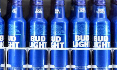 A view of Bud Light bottles in a cooler is seen here on July 18 in Baltimore
