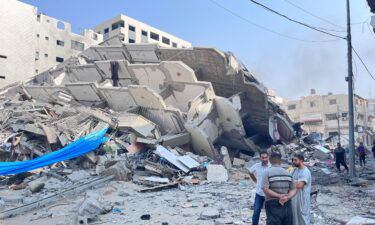 Aftermath of Israeli strikes in Gaza on Sunday.