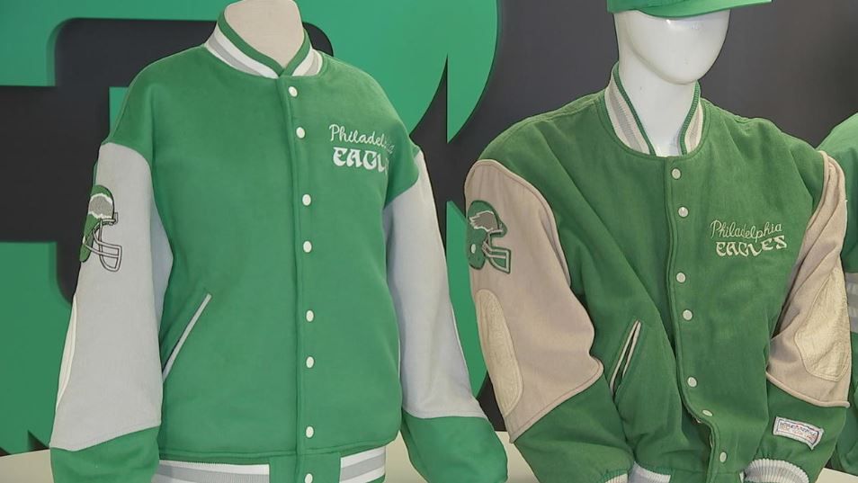 <i></i><br/>A throwback Eagles letterman replica jacket made famous by Princess Diana is making a return to team pro shops