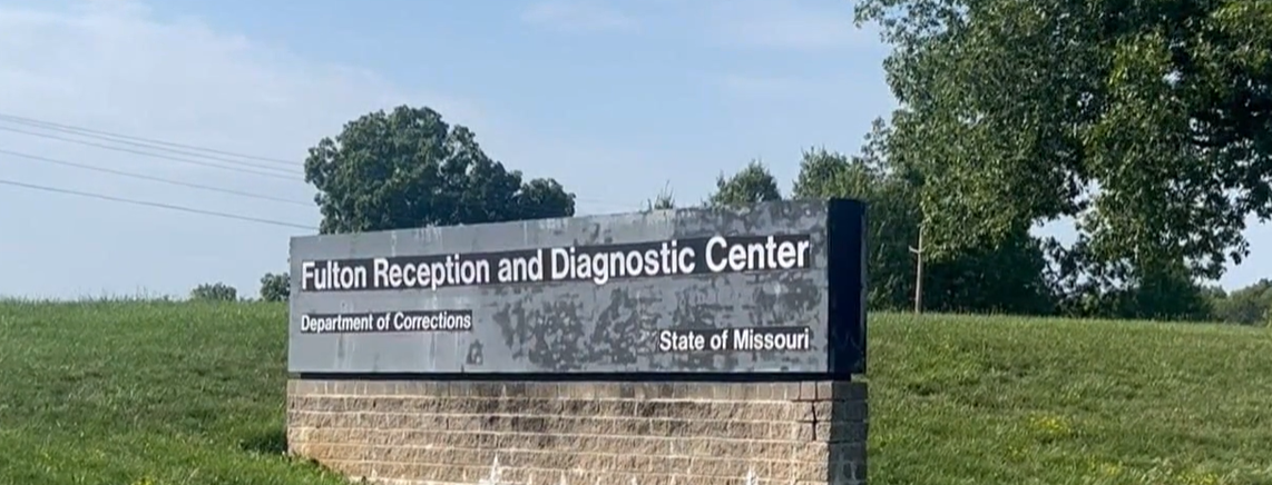 File photo of the sign in front of the Fulton Reception and Diagnostic Center.