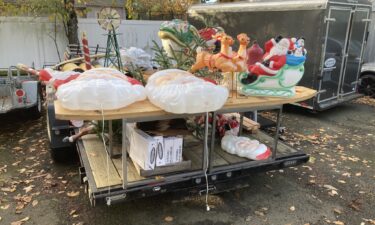 Portland Police officers have recovered Christmas decorations recently taken from Bloke Botanical.