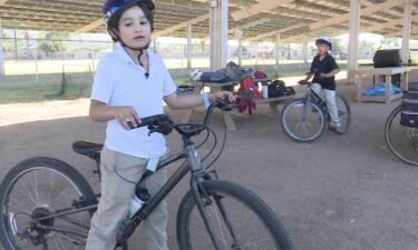 Ernesto Suarez didn’t know how to ride until he joined the club at the start of the school year.