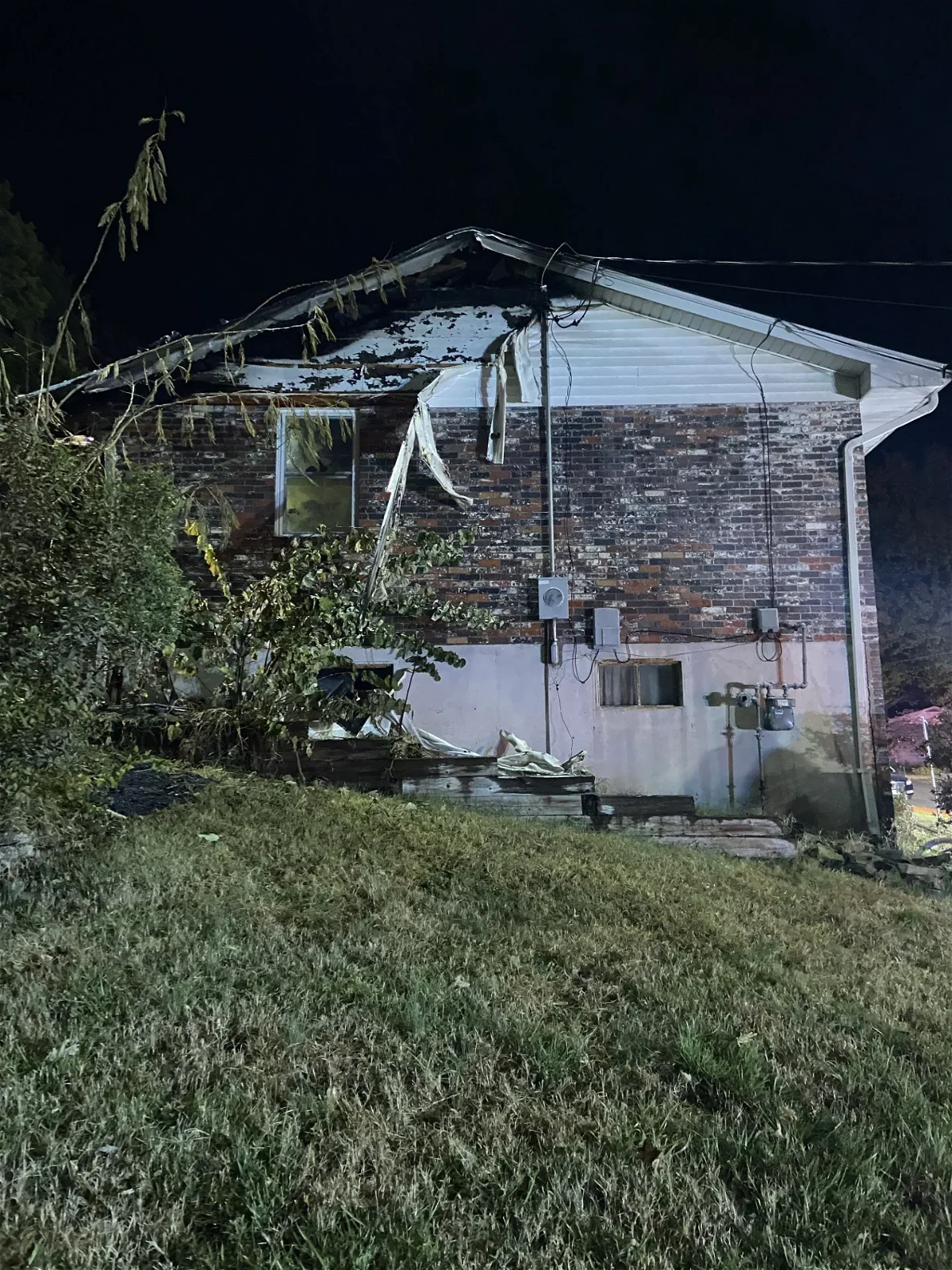 A home caught on fire in Jefferson City early Monday morning on the 2200 block of Buehrle Drive. The fire was likely caused by a cigarette.