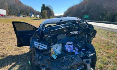 A toddler likely survived a crash involving multiple cars because of their car seat