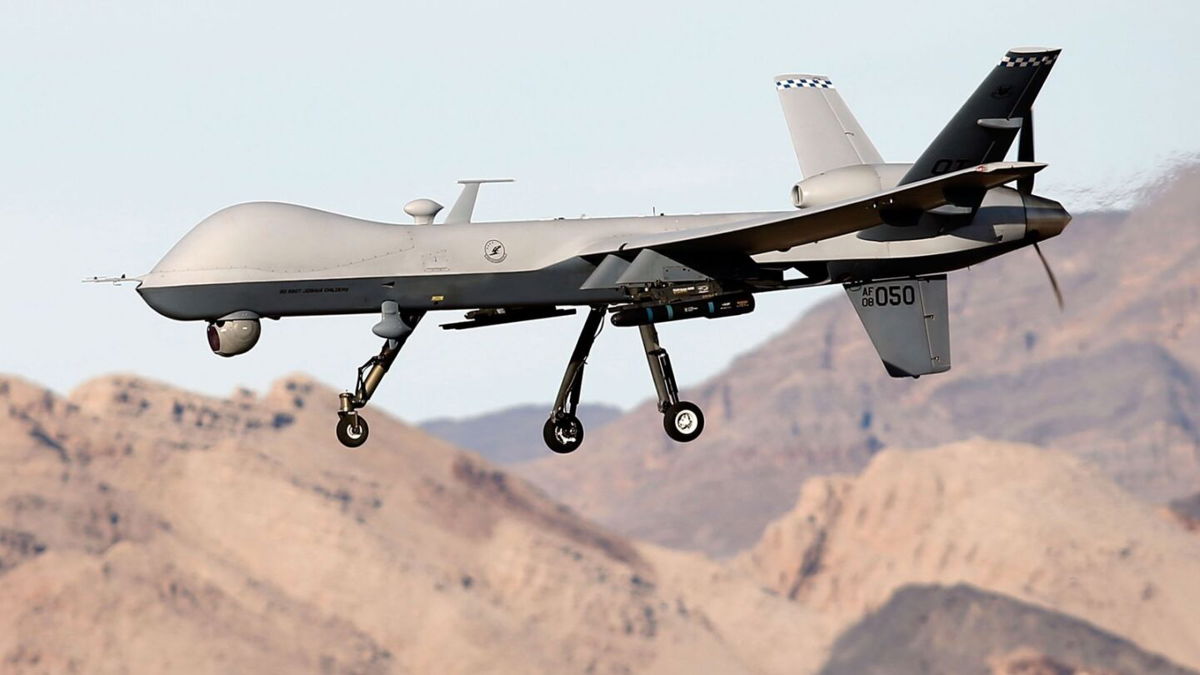 Q-9 Reapers are one of the US’s most sophisticated drones primarily used for surveillance.