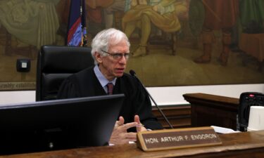 Justice Arthur Engoron presides over the civil fraud trial of former President Donald Trump at New York Supreme Court on November 13.