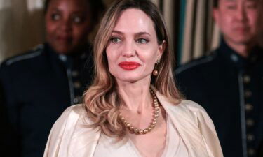 Angelina Jolie in April.