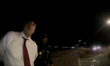 Representative Nico Rios is shown on bodycam footage interacting with police.