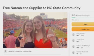 North Carolina State University sophomore Alyssa Price and her friend Naila are raising money so they can give Narcan to students for free.