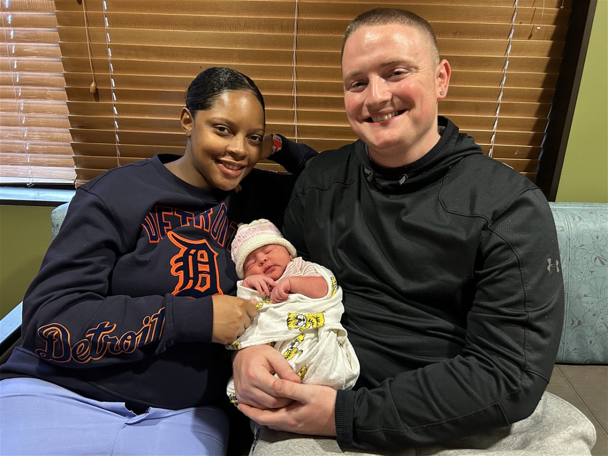 Mya Nicole Portz was the first baby born at MU Women's Hopsital. She was born at 4:13 a.m., according to an email from MU Health Care. She is the daughter of David Portz Jr. and Kim Curtis. 