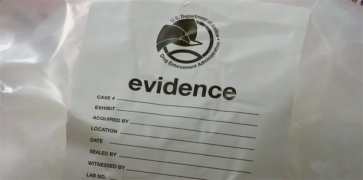 File photo of a DEA evidence bag.