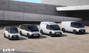 The Kia PV5 can be configured as a passenger van as well as a cargo or work van.