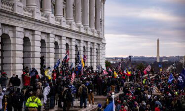 A pro-Trump mob storms the US Capitol following a rally with President Donald Trump on January 6
