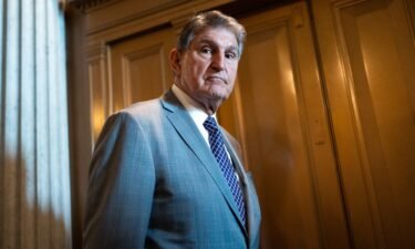 West Virginia Sen. Joe Manchin is pictured here in the US Capitol in Washington