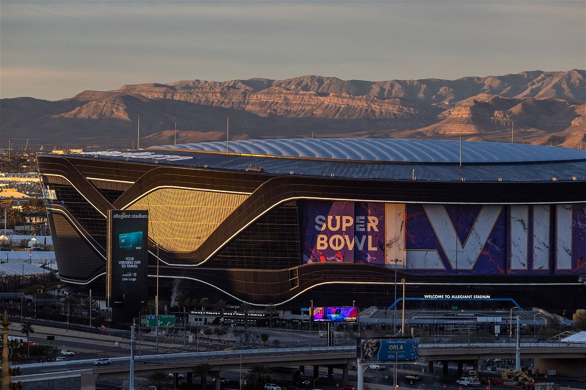 This year's Super Bowl takes place at Allegiant Stadium in Las Vegas