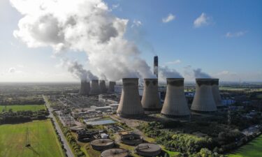 Drax Power Station in North Yorkshire