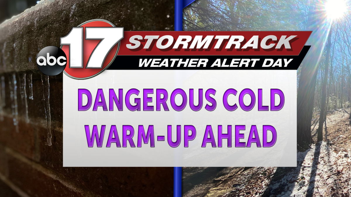 Tracking dangerous temperatures with a warm-up next week - ABC17NEWS