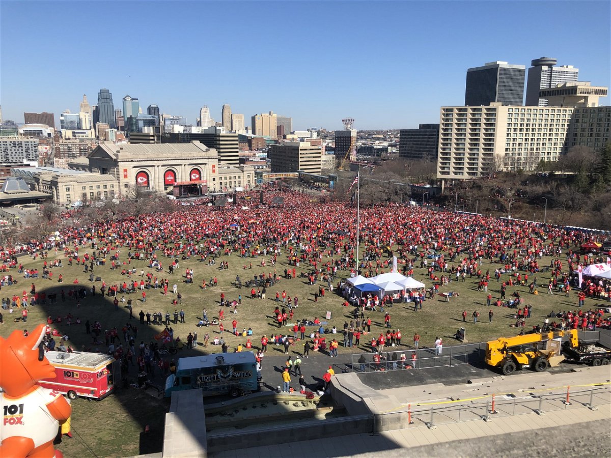 Fans gathered at Union Station for a rally on Wednesday to celebrate the Chiefs' Super Bowl win. The Kansas City Police Department confirmed that multiple people were shot.