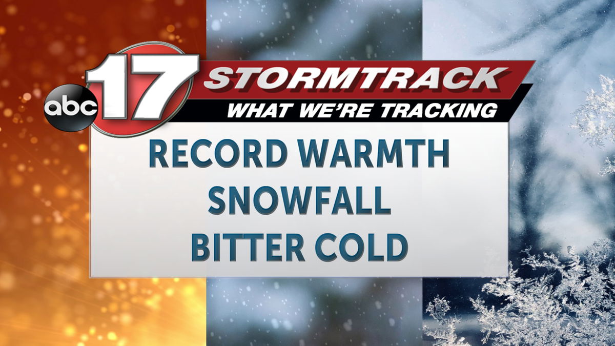 Tracking Record Warmth Ahead Of A Bitter Cold Snap - ABC17NEWS