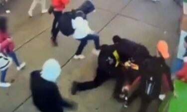 The New York City Police Department released video it says shows Saturday's attack.