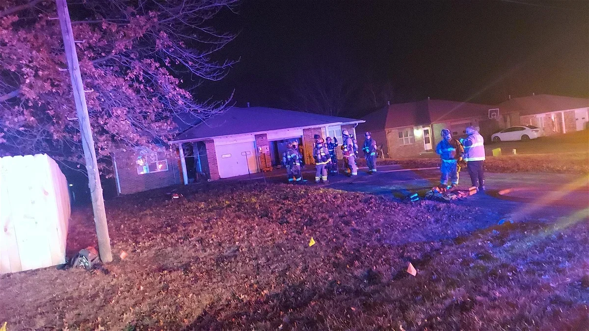 Firefighters respond to a fire call at a duplex Tuesday, Jan. 30. in the 10 block of Scott Boulevard in west Columbia.
