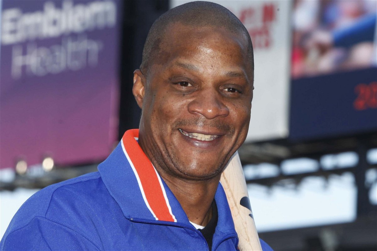 FILE - Former New York Mets baseball player Darryl Strawberry poses at Citi Field in New York Aug. 1, 2010. Former New York Mets and Yankees star Darryl Strawberry is recovering from a heart attack and is at SSM Health St. Joseph Hospital. Mets spokesman Jay Horwitz said Tuesday, March 12, 2024, that Strawberry was stricken Monday, a day before the eight-time All-Star's 62nd birthday. 