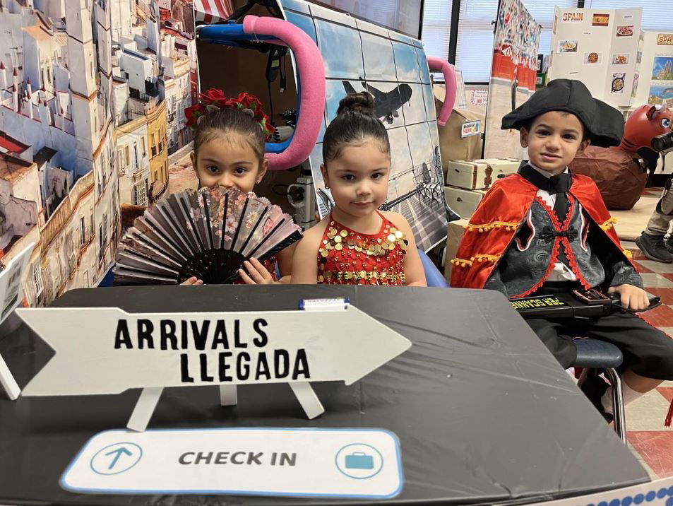 <i>KYW via CNN Newsource</i><br/>Pequeños Pasos de ASPIRA Preschool in Philadelphia transformed into an airport to promote bilingual learning and leadership skills.