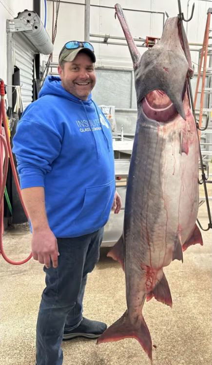 <i>The Missouri Department of Conservation via CNN Newsource</i><br/>The Missouri Department of Conservation said Chad Williams snagged a 164-pound