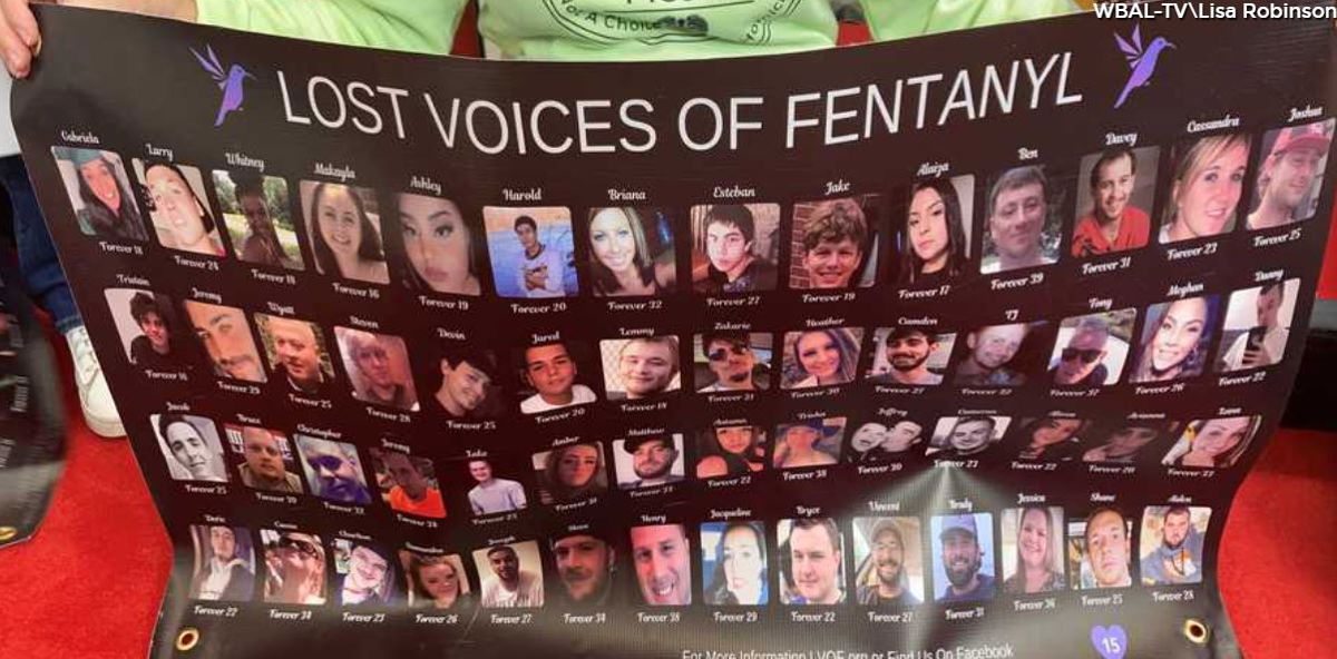 <i>WBAL via CNN Newsource</i><br/>Families of loved ones who died from fentanyl overdoses are supporting legislation for harsher punishment.