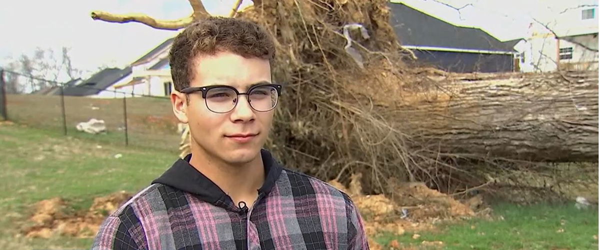 <i>WSMV via CNN Newsource</i><br/>After surviving a tornado unscathed