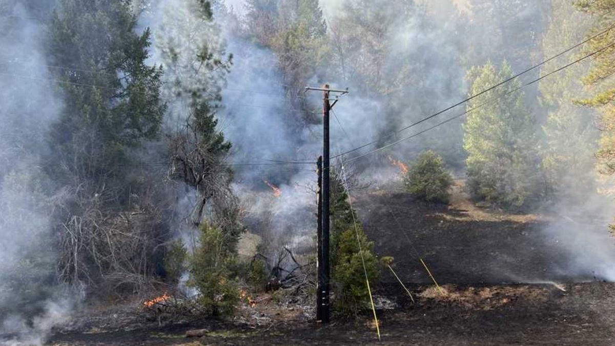 <i>Sierra County Sheriff's Office/KCRA via CNN Newsource</i><br/>A three-acre wildland fire at Camp Yuba was sparked by someone who disposed of wood stove ashes
