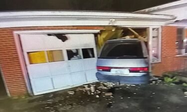 A man who slammed a minivan into both a gas station and then a house in Waynesville on Friday night