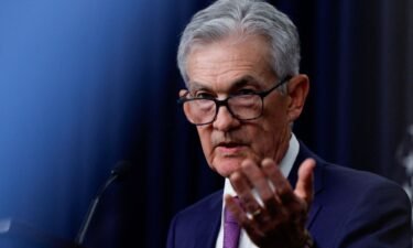 Federal Reserve Chair Jerome Powell holds a press conference following the release of the Fed's January interest rate policy decision at the Federal Reserve.