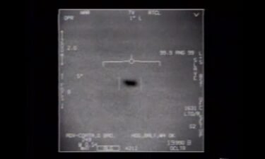 This photo from the US Department of Defense shows an "unidentified aerial phenomena."