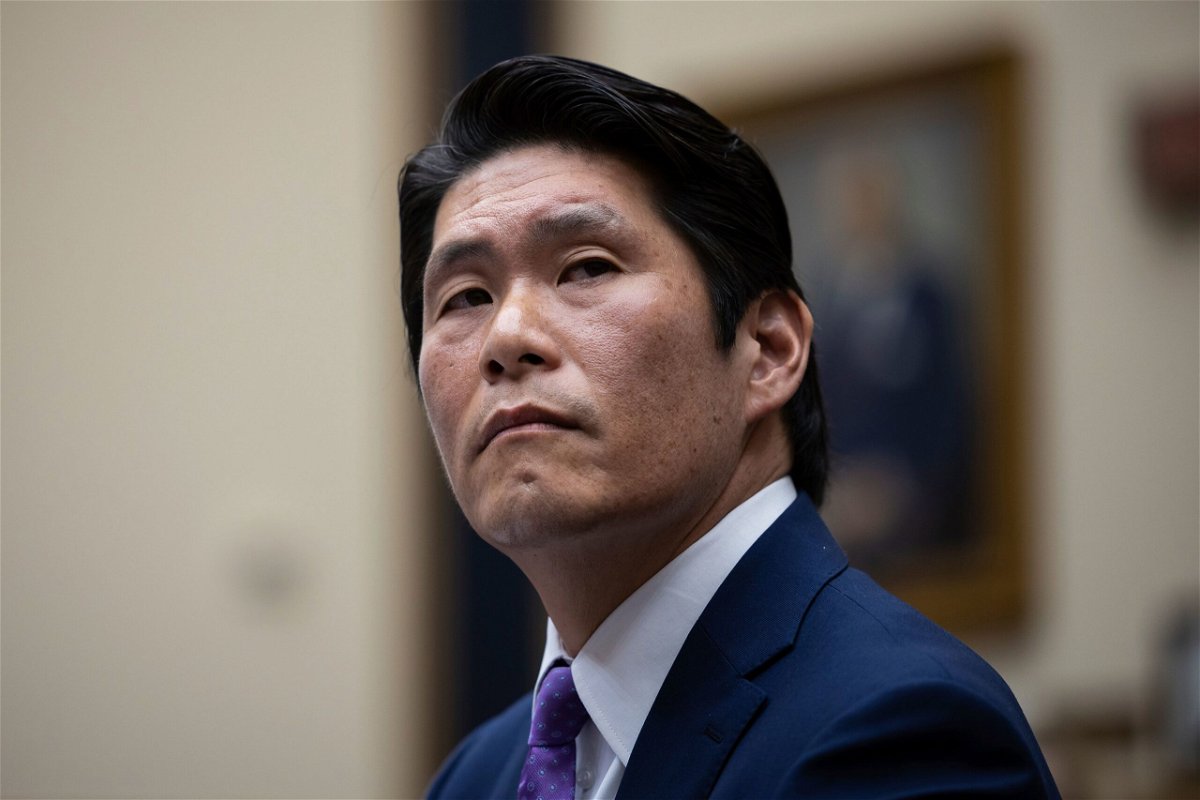 Department of Justice Special Counsel Robert Hur testifies before the House Judiciary Committee about his report on President Joe Biden's mishandling of classified documents on Capitol Hill on March 12.
