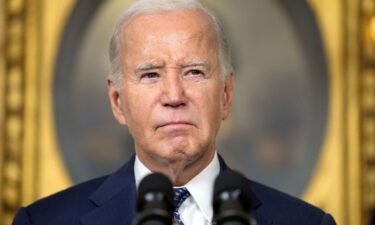 The Democratic National Committee has paid law firms that represented Joe Biden (seen here February 8) in the special counsel probe into his handling of classified documents