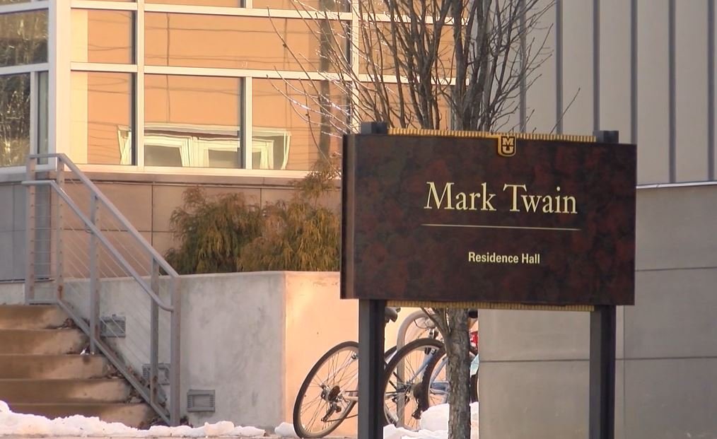 FILE - Mark Twain Residence Hall on the University of Missouri campus