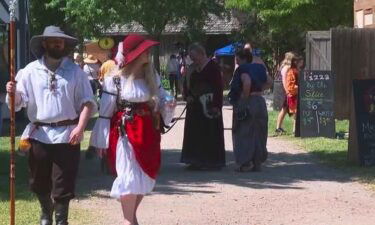 One Des Moines Renaissance fair is drawing crowds of thousands in the opening weekend of its spring festival.