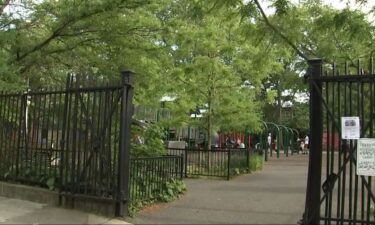 Authorities say a mother found a fully loaded Glock 40 caliber handgun on the top of the playground slide.