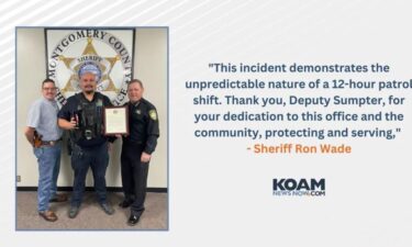 A local hero is being recognized for saving a child's life during a traffic stop.