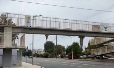 The Snoopy bridge in Tarzana is getting some much-needed care and attention after a neighbor's cry for help to clean up the graffiti damaged art panels on the bridge has been answered.