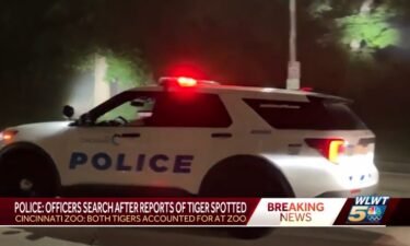Police are searching the area around the Cincinnati Zoo after receiving reports of a possible tiger sighting. Officials have been on the search since early June 3.