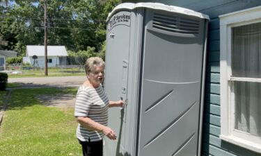 After her septic tank collapsed